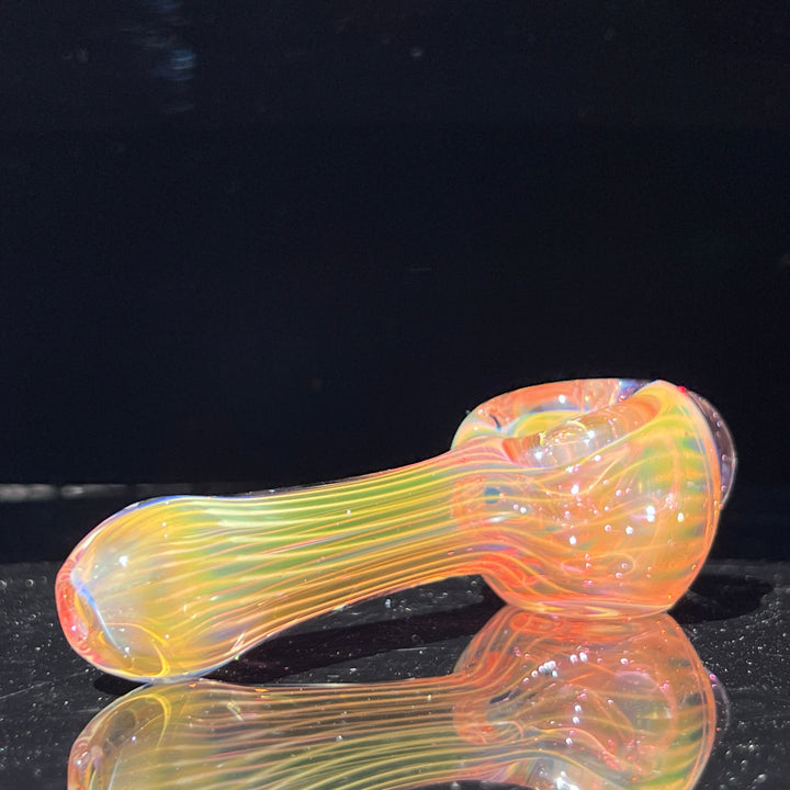 Scalloped Fumed Spoon Glass Pipe Schutz Glass   