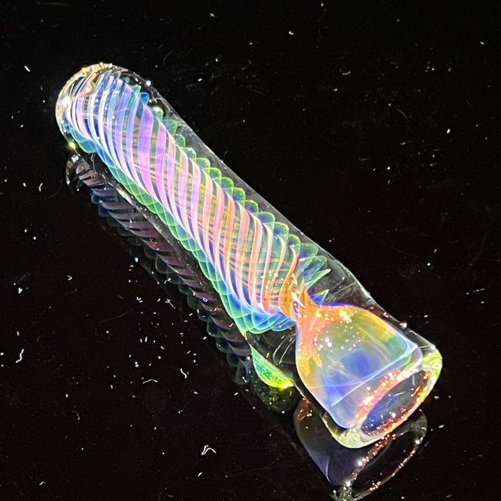 Thick Fume Chillum + Case Combo Glass Pipe Chuck Glass