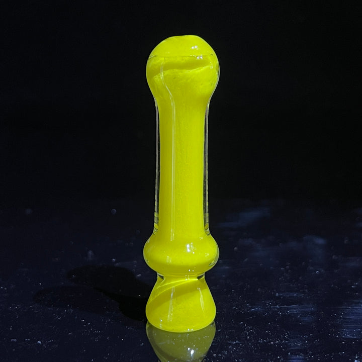 Juicy Yellow Chillum Glass Pipe Schutz Glass   