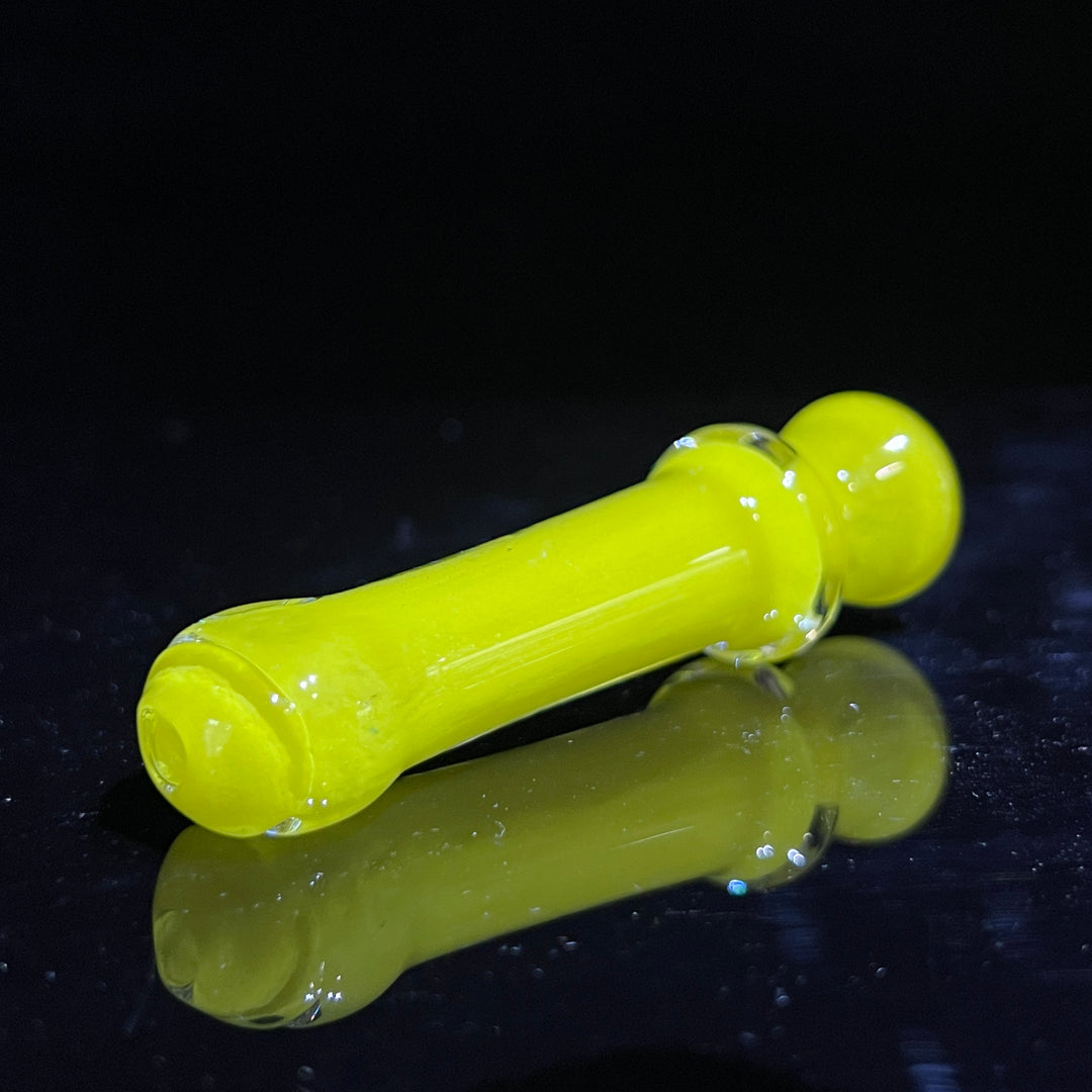 Juicy Yellow Chillum Glass Pipe Schutz Glass   