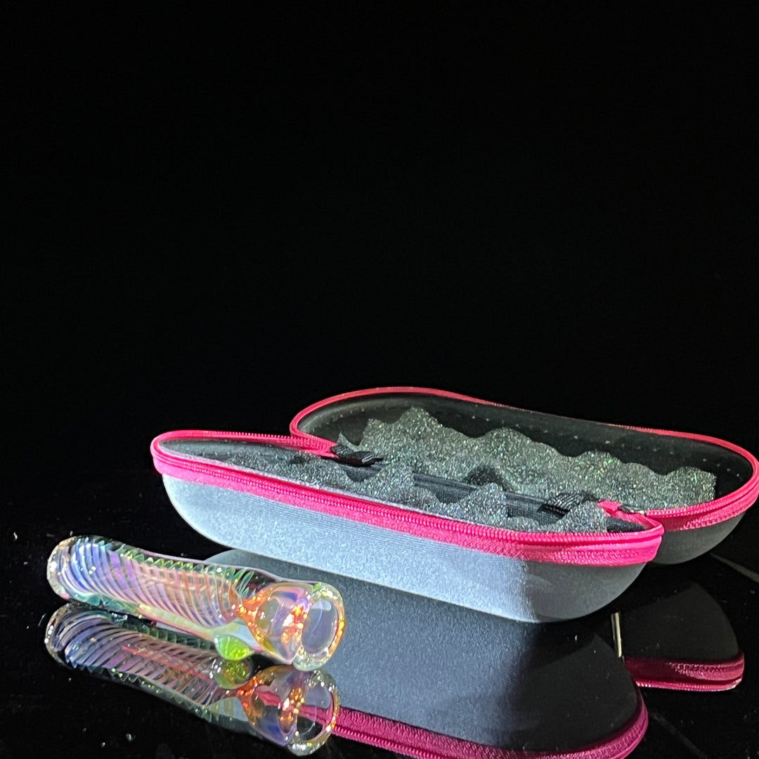 Thick Fume Chillum + Case Combo Glass Pipe Chuck Glass