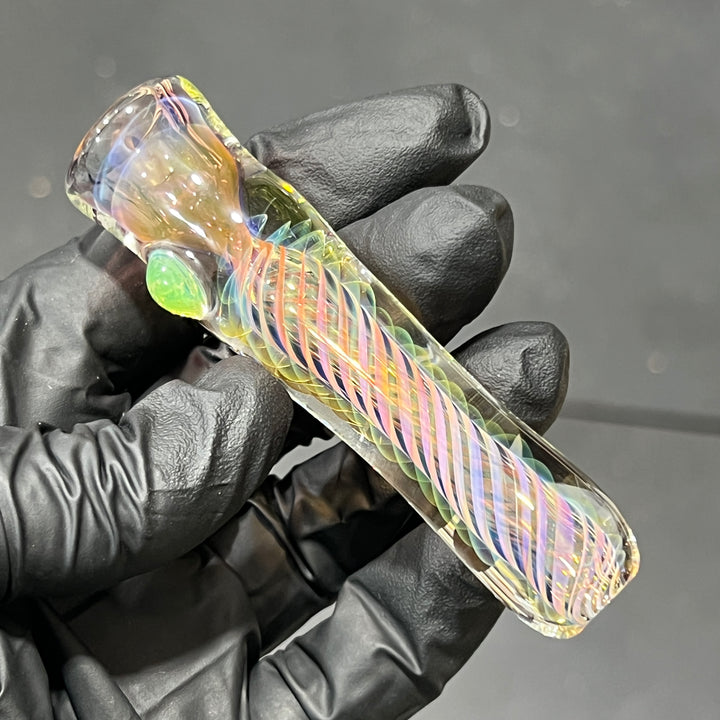 Thick Fume Chillum + Case Combo Glass Pipe Chuck Glass