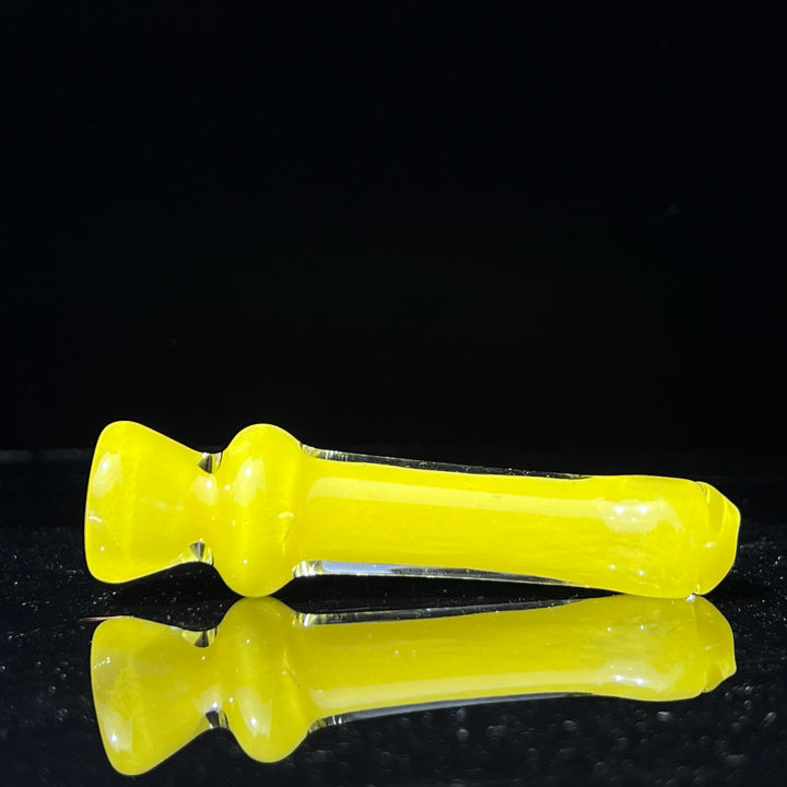 Juicy Yellow Chillum Glass Pipe Schutz Glass   