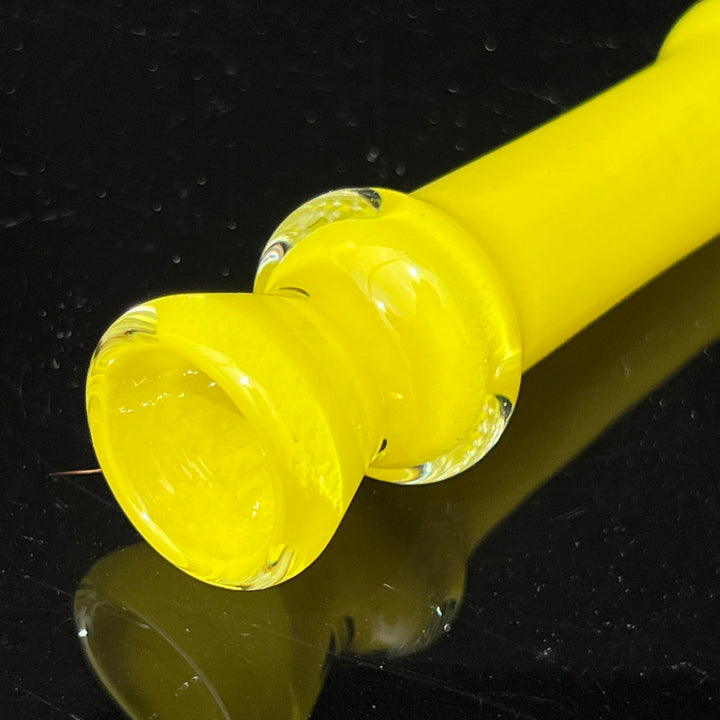 Juicy Yellow Chillum Glass Pipe Schutz Glass   