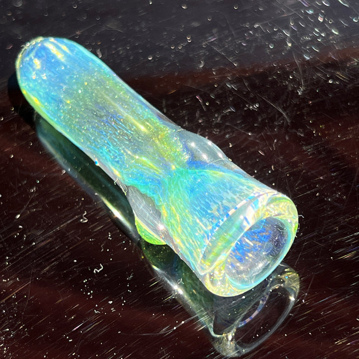 Mystery Aventurine Chillum Glass Pipe Chuck Glass   