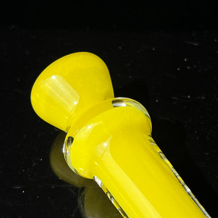 Juicy Yellow Chillum Glass Pipe Schutz Glass   