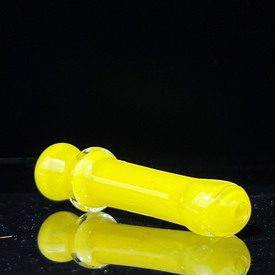 Juicy Yellow Chillum Glass Pipe Schutz Glass   