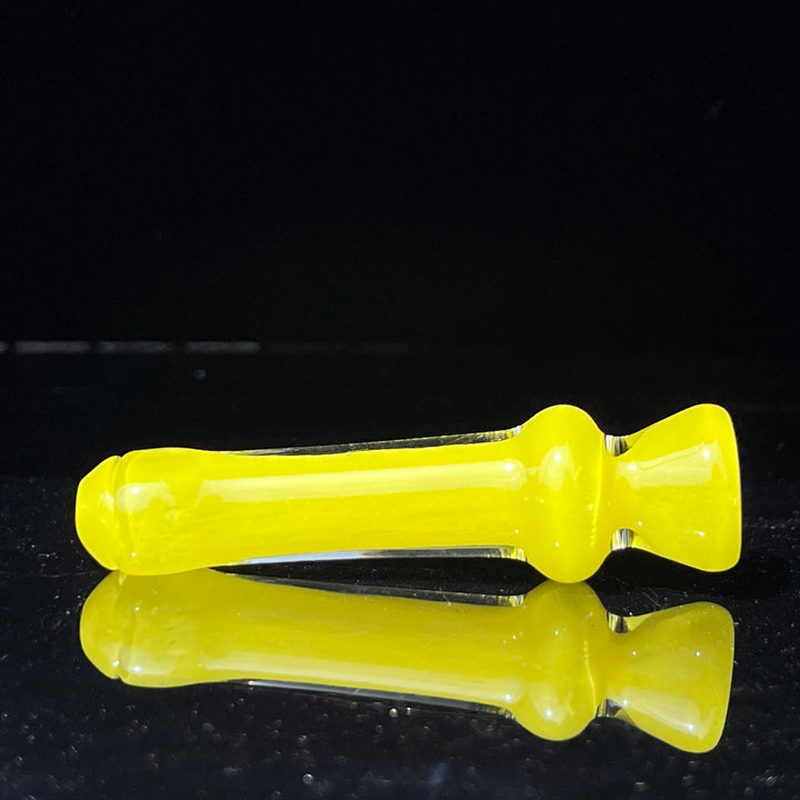 Juicy Yellow Chillum Glass Pipe Schutz Glass   