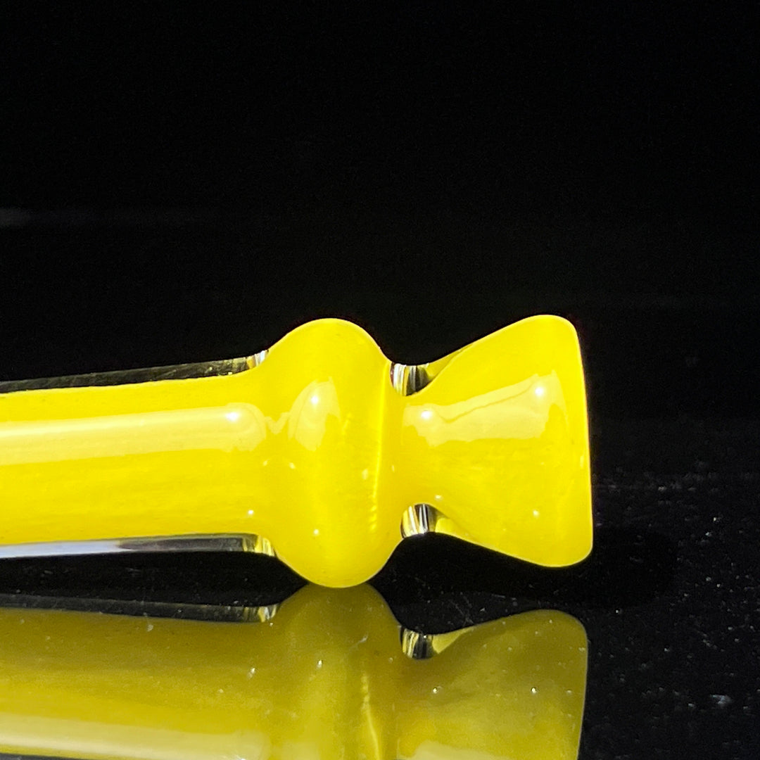 Juicy Yellow Chillum Glass Pipe Schutz Glass   