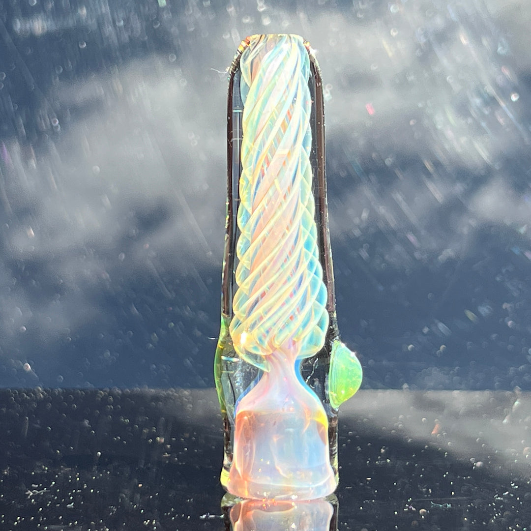 Thick Fume Chillum Glass Pipe Chuck Glass   