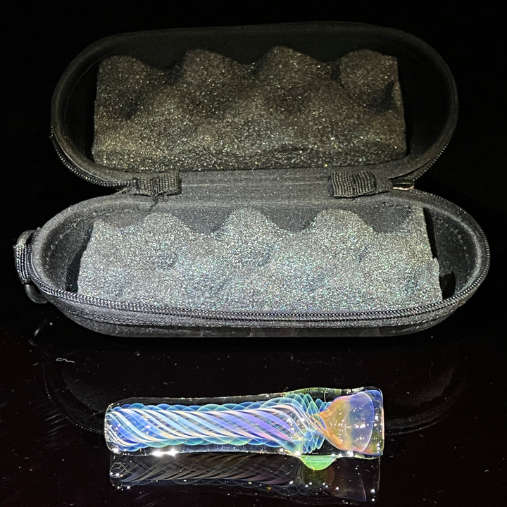 Thick Fume Chillum + Case Combo Glass Pipe Chuck Glass