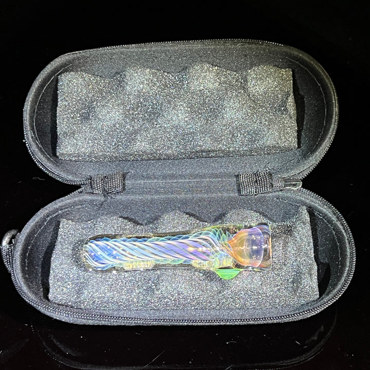 Thick Fume Chillum + Case Combo Glass Pipe Chuck Glass