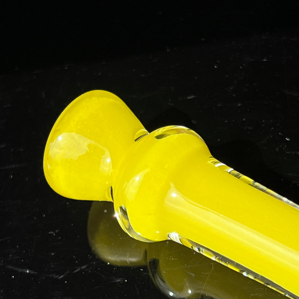 Juicy Yellow Chillum Glass Pipe Schutz Glass   