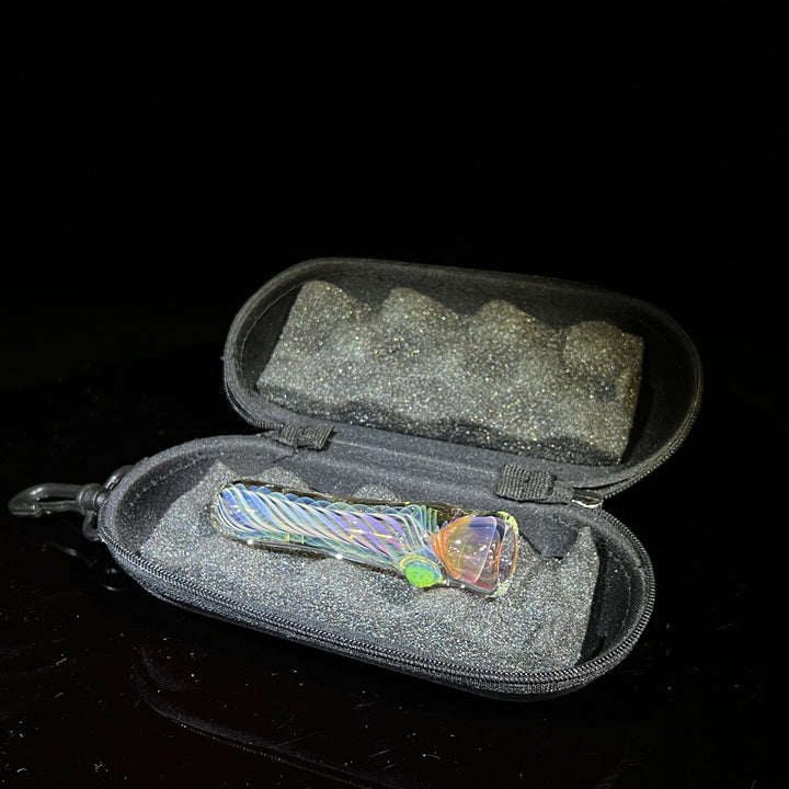 Thick Fume Chillum + Case Combo Glass Pipe Chuck Glass