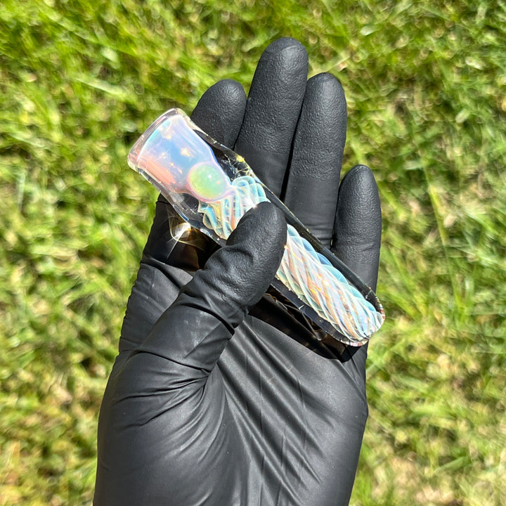 Thick Fume Chillum Glass Pipe Chuck Glass   