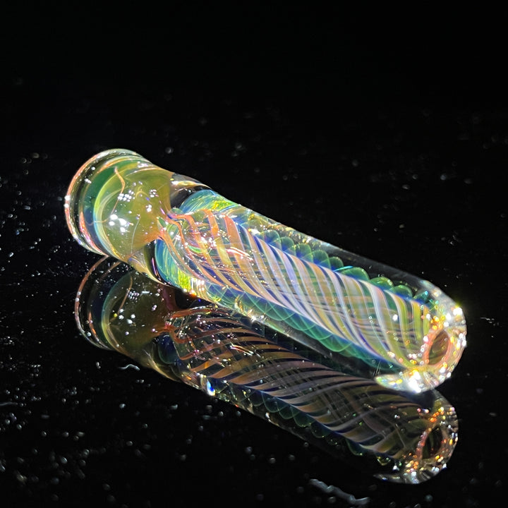 Thick Fume Chillum + Case Combo Glass Pipe Chuck Glass