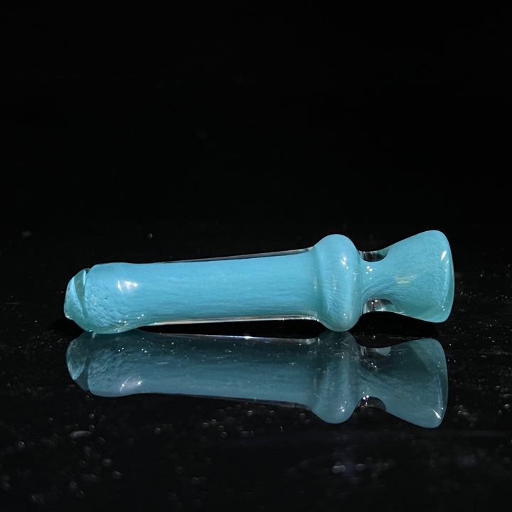 Seaside Turquoise Chillum Glass Pipe Schutz Glass   