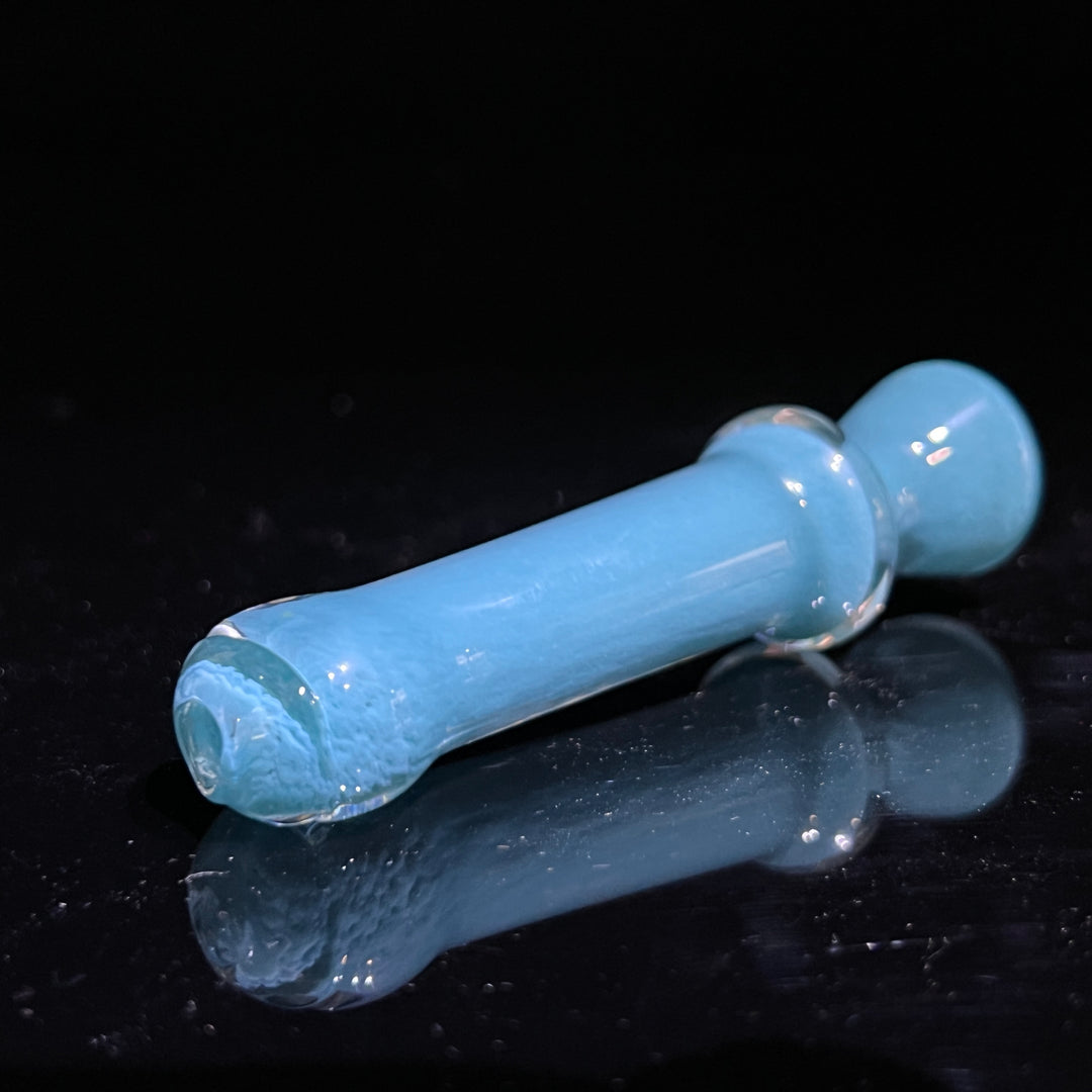 Seaside Turquoise Chillum Glass Pipe Schutz Glass   