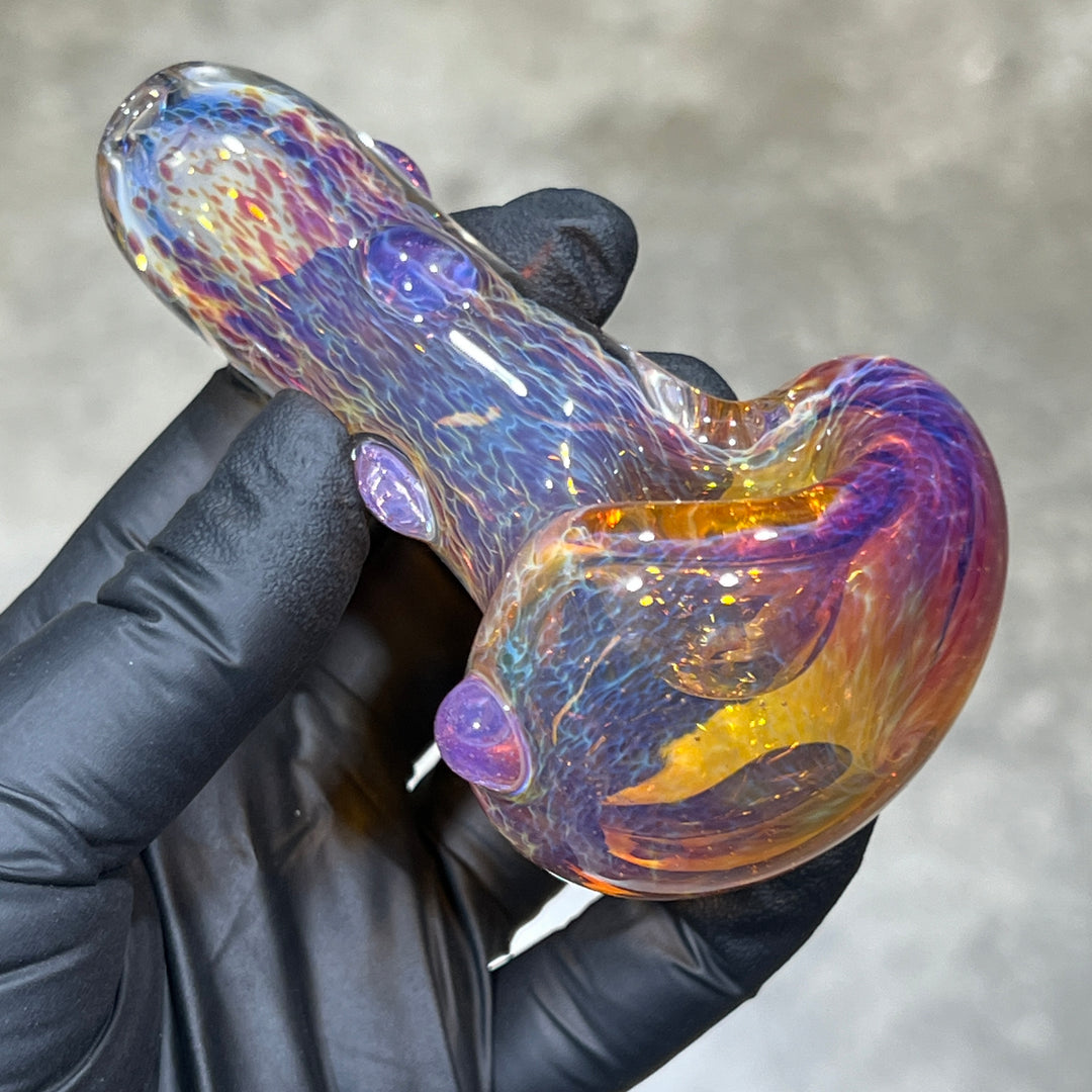 Thick Purple Pipe Glass Pipe Chuck Glass   