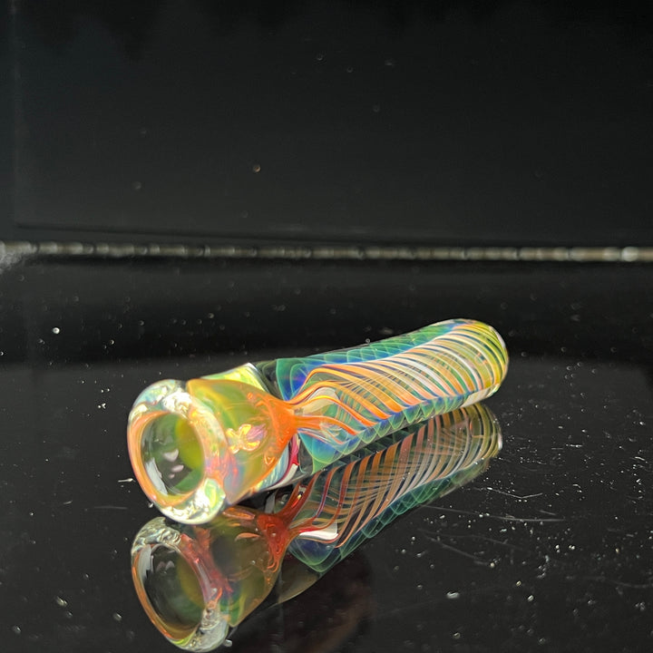 Thick Fume Chillum + Case Combo Glass Pipe Chuck Glass