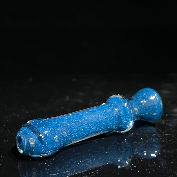 Salish Blue Chillum Glass Pipe Schutz Glass   