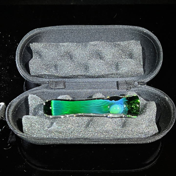 Thick Fume Chillum + Case Combo Glass Pipe Chuck Glass