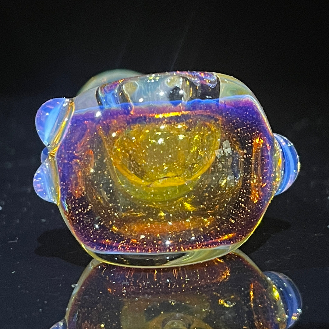 Frit Pocket Spoon Glass Pipe T-Bag Glass   