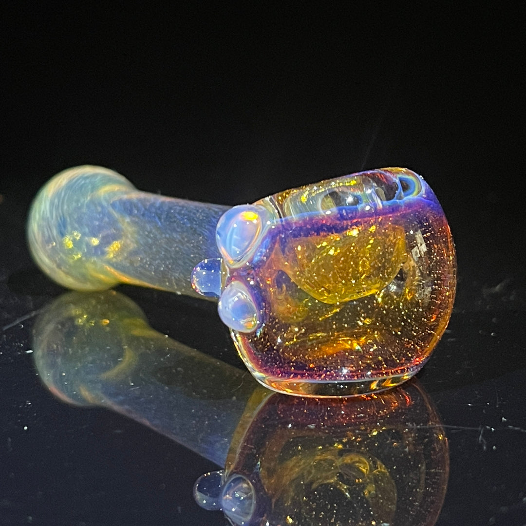 Frit Pocket Spoon Glass Pipe T-Bag Glass   