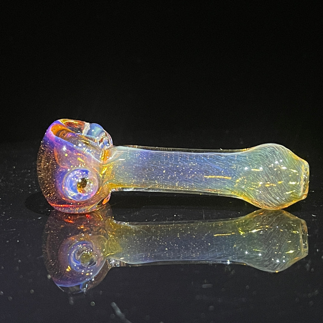 Frit Pocket Spoon Glass Pipe T-Bag Glass   