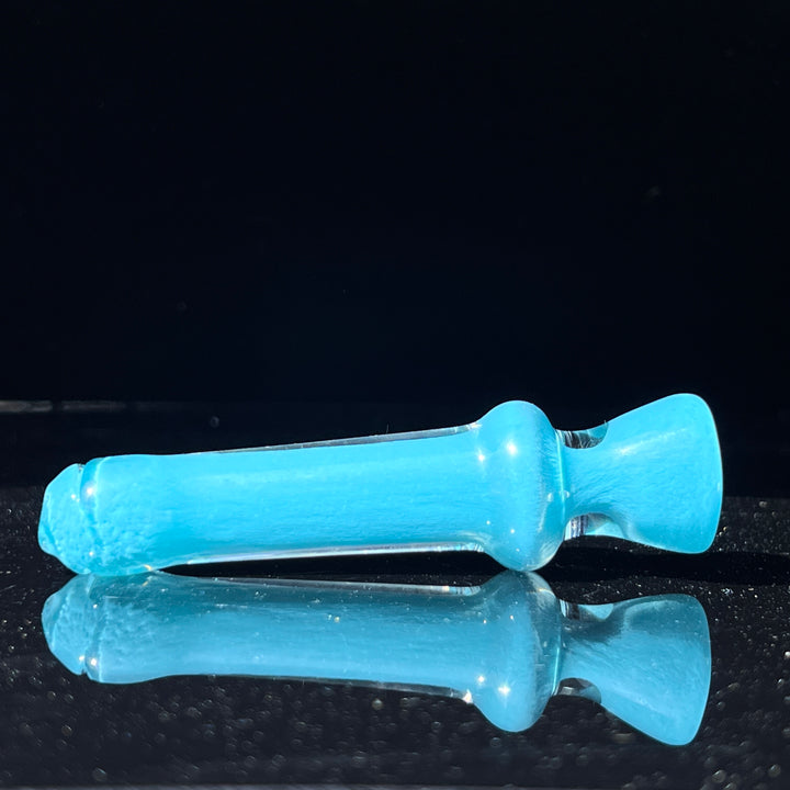 Seaside Turquoise Chillum Glass Pipe Schutz Glass   