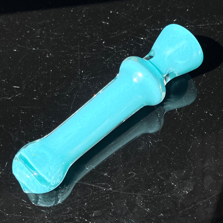 Seaside Turquoise Chillum Glass Pipe Schutz Glass   