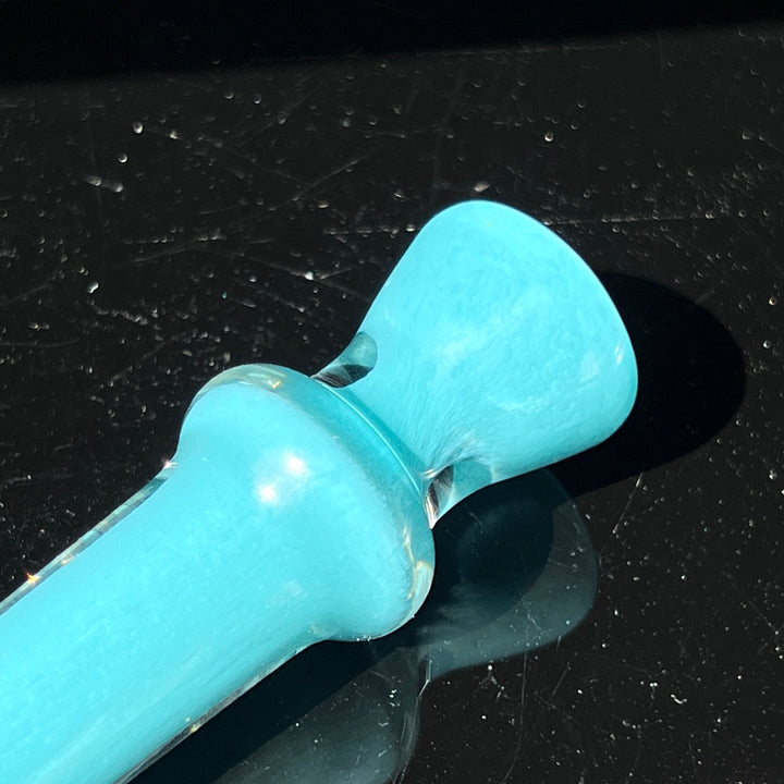 Seaside Turquoise Chillum Glass Pipe Schutz Glass   