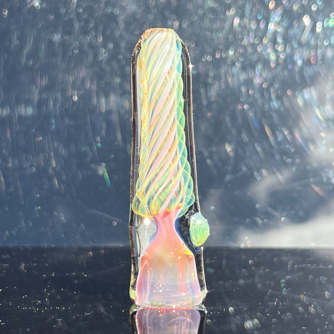 Thick Fume Chillum Glass Pipe Chuck Glass   