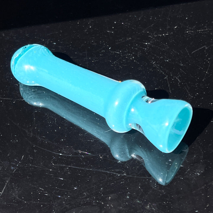 Seaside Turquoise Chillum Glass Pipe Schutz Glass   