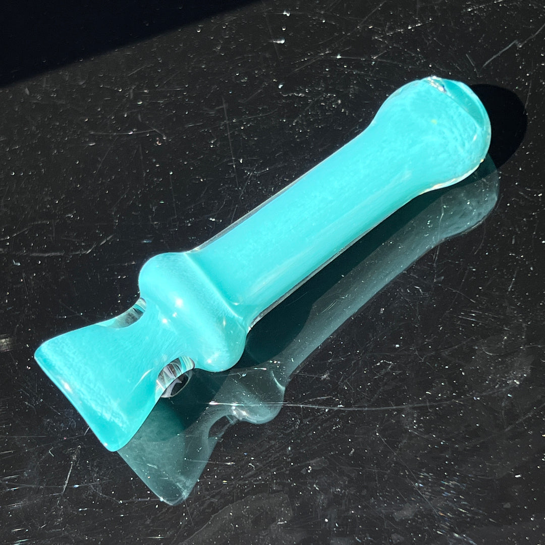 Seaside Turquoise Chillum Glass Pipe Schutz Glass   