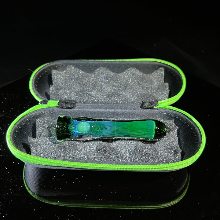 Thick Fume Chillum + Case Combo Glass Pipe Chuck Glass