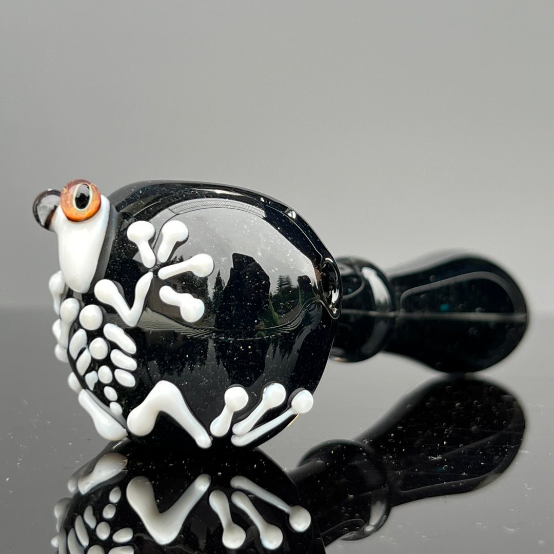 Frog Skeleton Pipe Glass Pipe Beezy Glass   