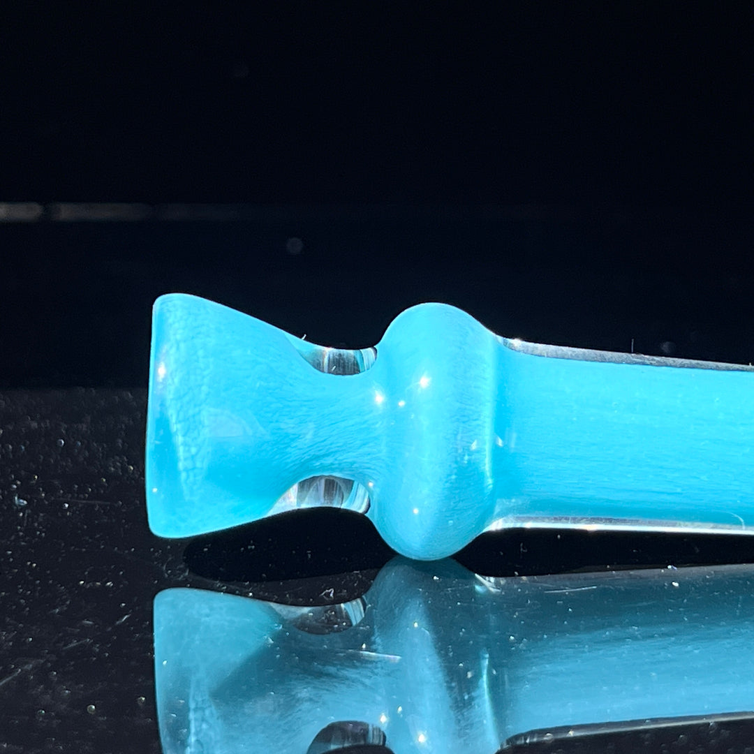 Seaside Turquoise Chillum Glass Pipe Schutz Glass   