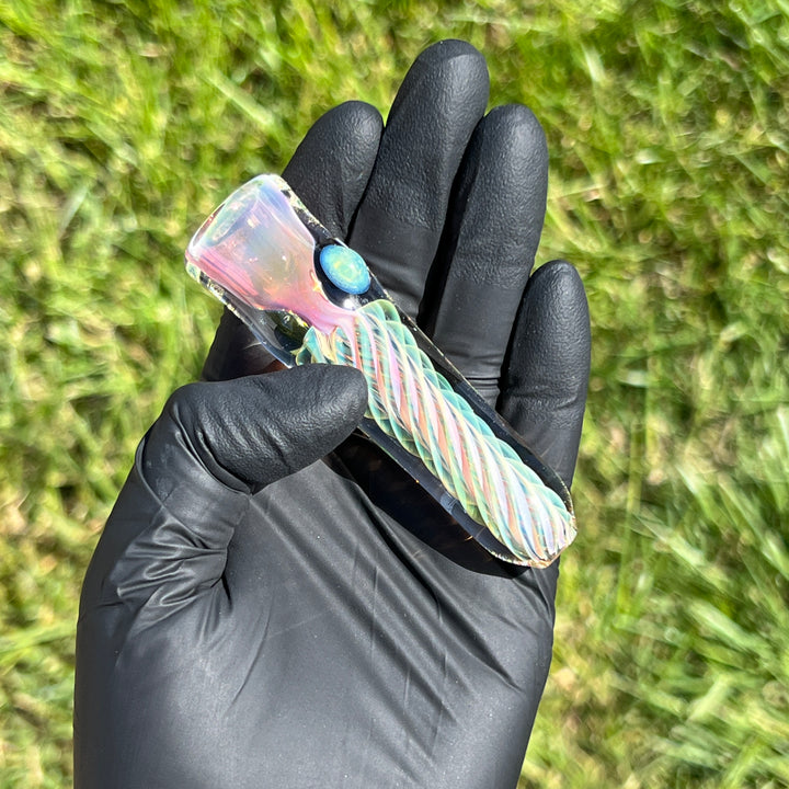 Thick Fume Chillum Glass Pipe Chuck Glass   