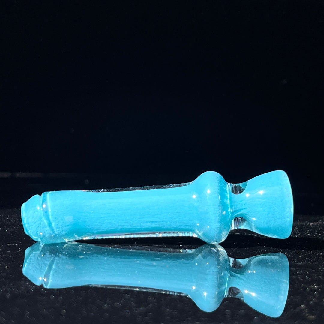 Seaside Turquoise Chillum Glass Pipe Schutz Glass   