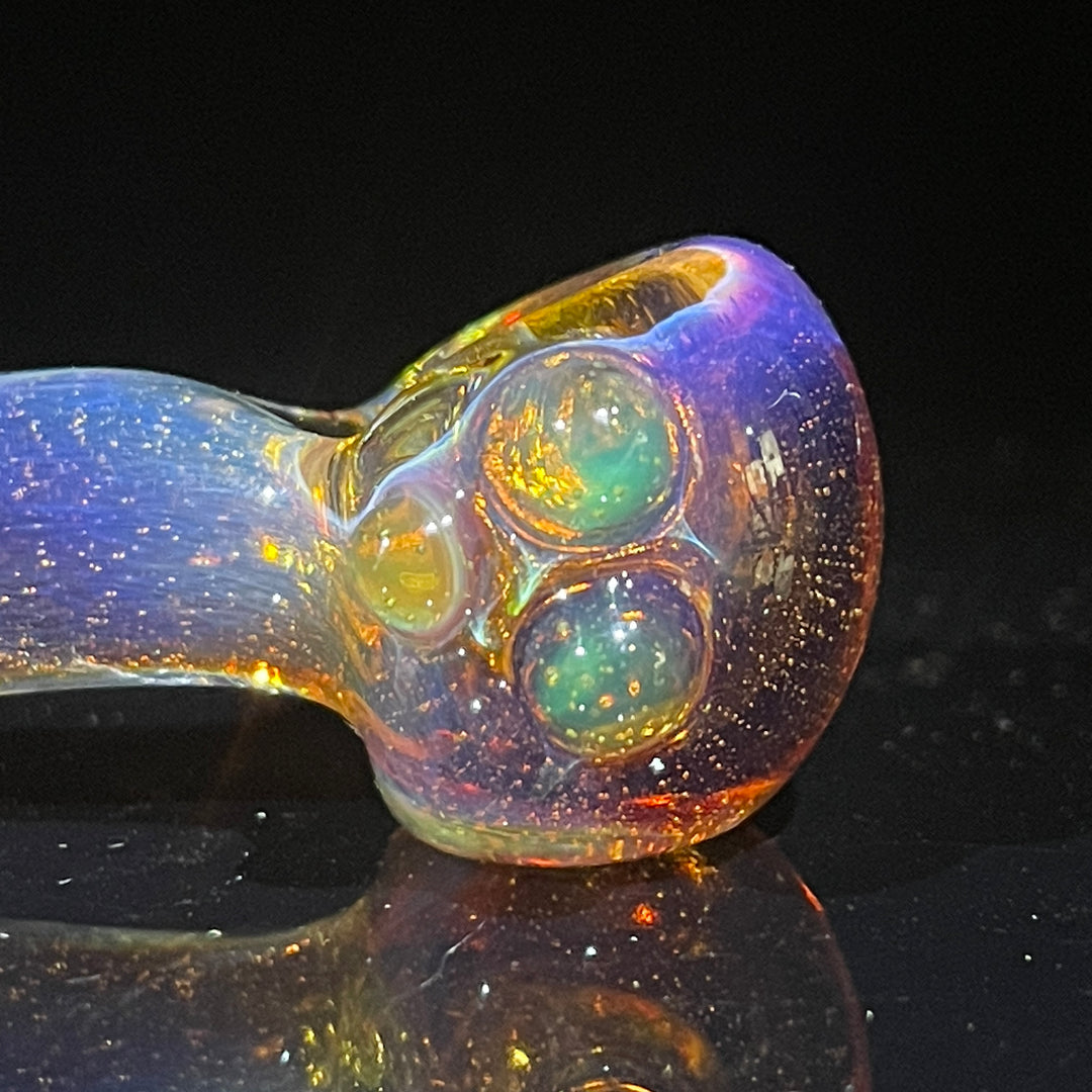 Frit Pocket Spoon Glass Pipe T-Bag Glass   