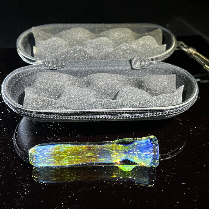 Thick Fume Chillum + Case Combo Glass Pipe Chuck Glass