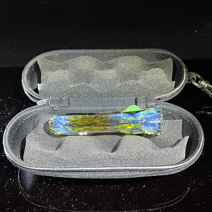 Thick Fume Chillum + Case Combo Glass Pipe Chuck Glass