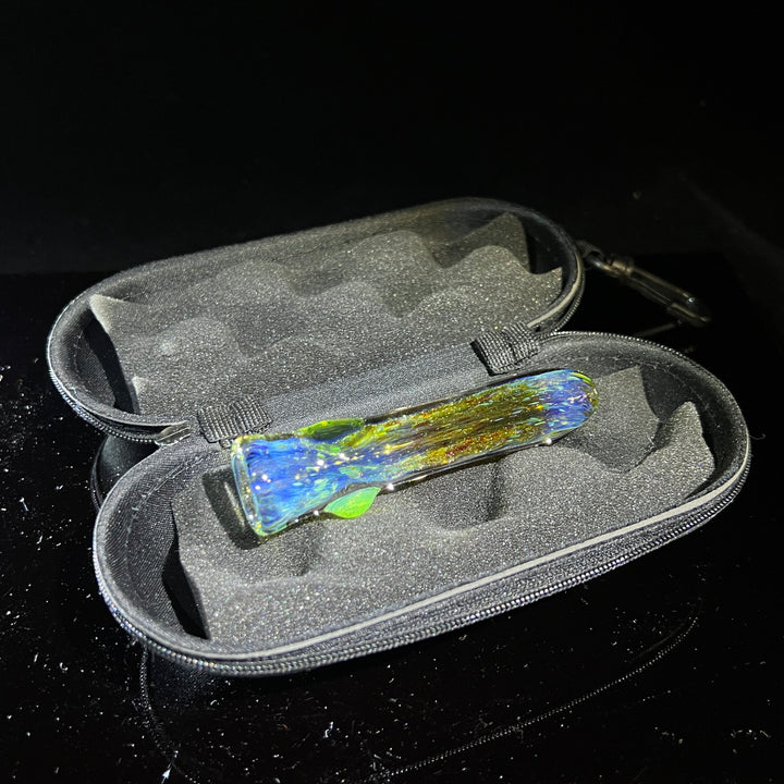 Thick Fume Chillum + Case Combo Glass Pipe Chuck Glass