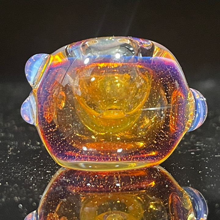 Frit Pocket Spoon Glass Pipe T-Bag Glass   