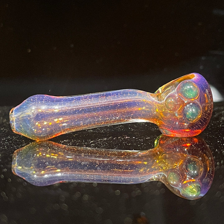 Frit Pocket Spoon Glass Pipe T-Bag Glass   