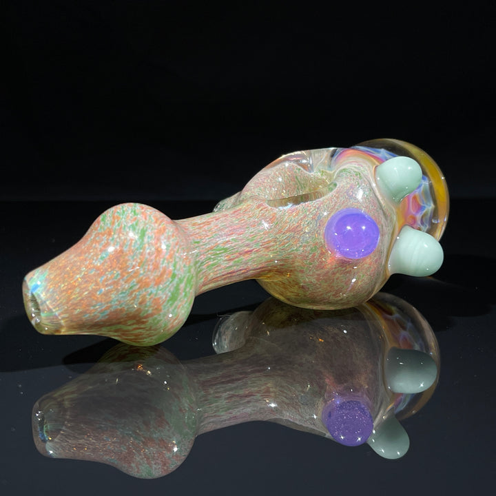 Frit Honeycomb Spoon Glass Pipe Catfish Glass