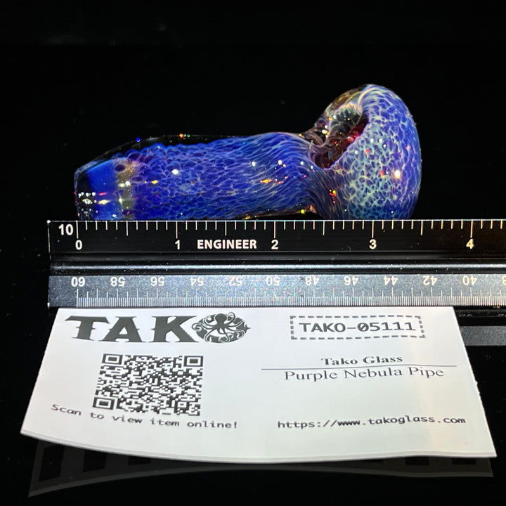 Purple Nebula Pipe Glass Pipe Tako Glass   