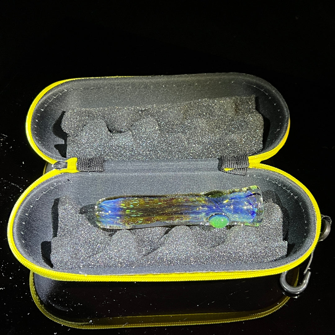 Thick Fume Chillum + Case Combo Glass Pipe Chuck Glass