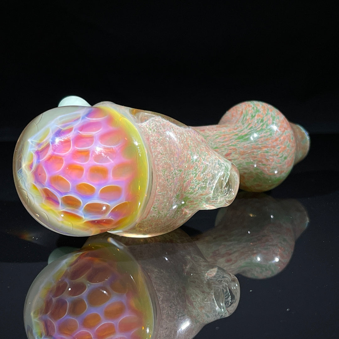 Frit Honeycomb Spoon Glass Pipe Catfish Glass